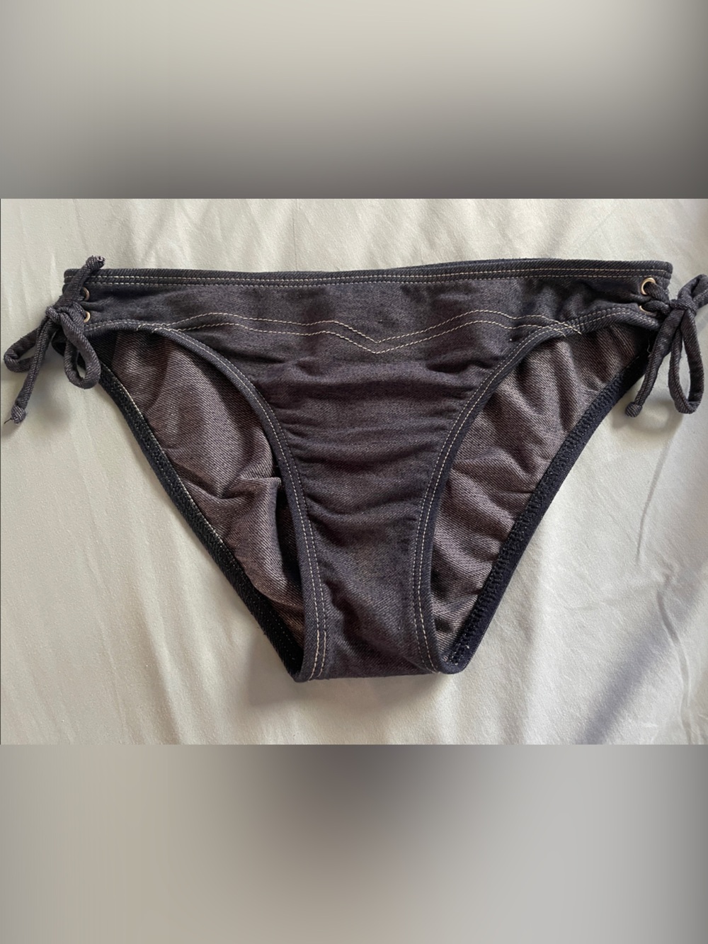 Rusty girls  Blus denim like Tie-Side Bikini Bottoms